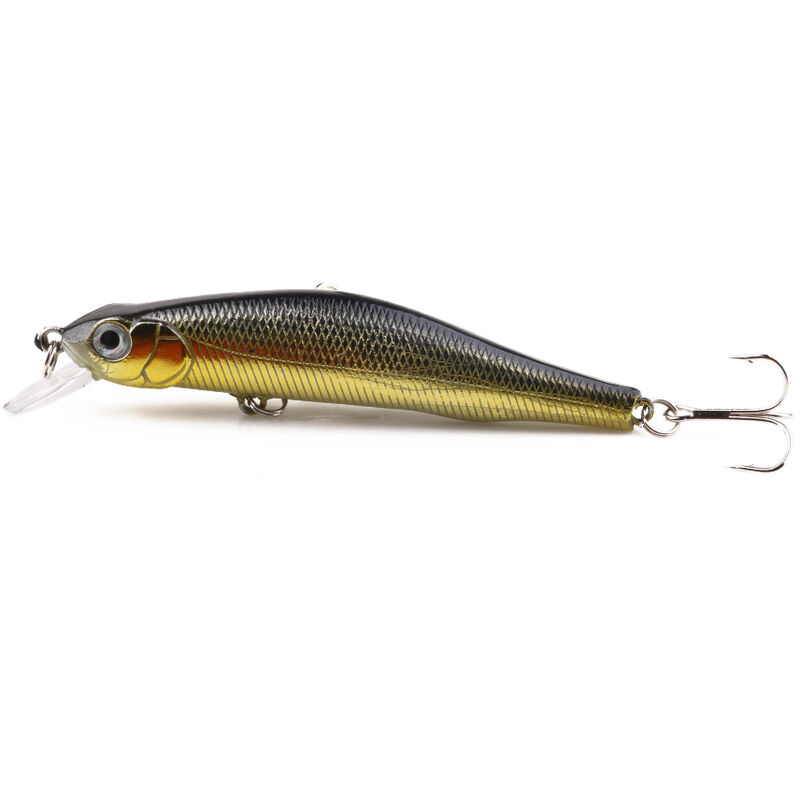 

HENG JIA Cebo de pesca duro Cebo de pesca bionico 3D Cebo de pececillo duro Swimbait Crankbait Senuelos,5