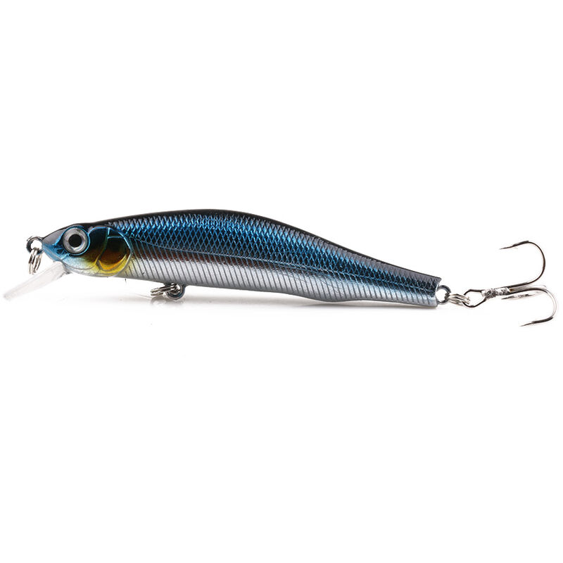 

HENG JIA Cebo de pesca duro Cebo de pesca bionico 3D Cebo de pececillo duro Swimbait Crankbait Senuelos,4