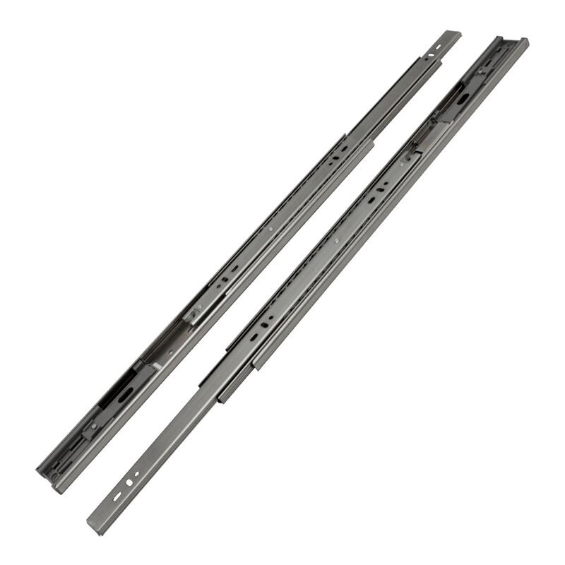 Glissières de tiroirs Coulisses pour charges lourdes softclose Coulisses à sortie totale 45mm 650mm 2X