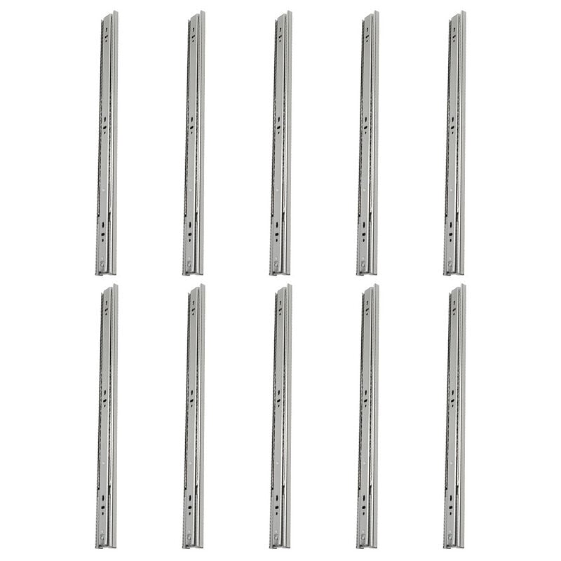 Glissières de tiroirs Coulisses pour charges lourdes softclose Coulisses à sortie totale 45mm 500mm 20X