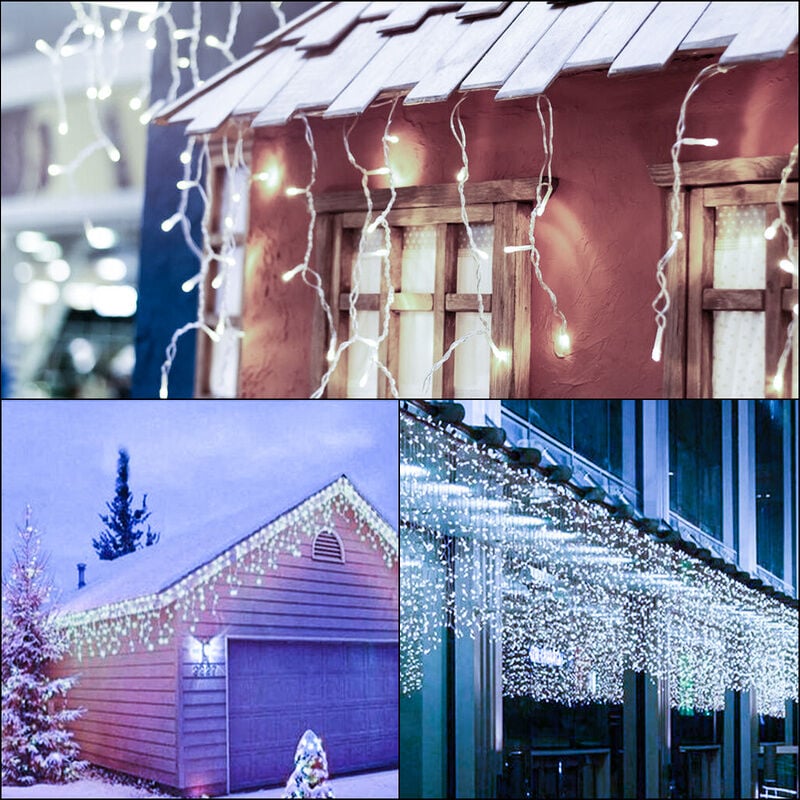 10m 200 led Eisregen Lichterketten Eiszapfen Weihnachtslichterkette Lampenkette lichtvorhang Party IP44 Aussen Innen Kaltweiß – Kaltweiß – Hengda | 00962062074231 10m 200 led Eisregen Lichterketten Eiszapfen Weihnachtslichterkette Lampenkette lichtvorhang Party IP44 Aussen Innen Kaltweiß – Kaltweiß – Hengda | 00962062074231