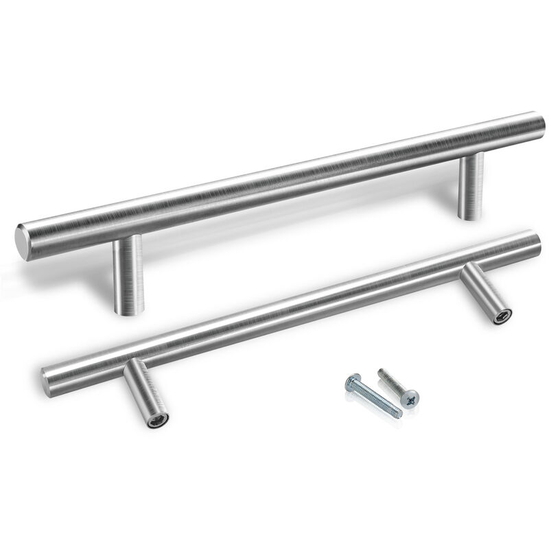 Hengda - 20x Poignée de cuisine de salle de bain Poignée de meuble Poignée d'armoire en acier inoxydable 220x160x12MM