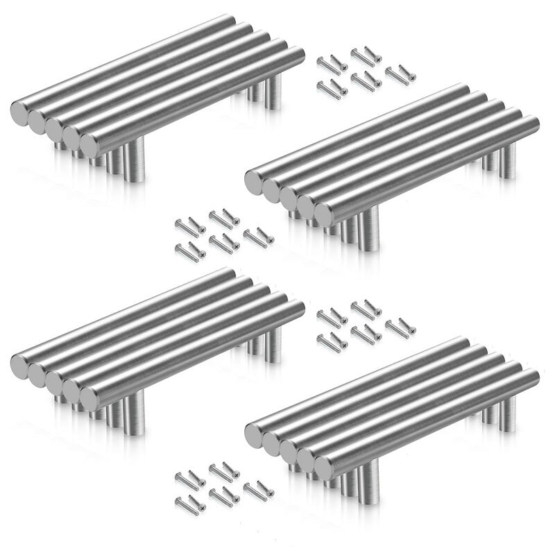 Hengda - Poignées de meubles Poignées d'armoires Cuisine Poignée d'armoire Salle de bain Poignée de cuisine Bureau 156x96x10MM 20 pièces