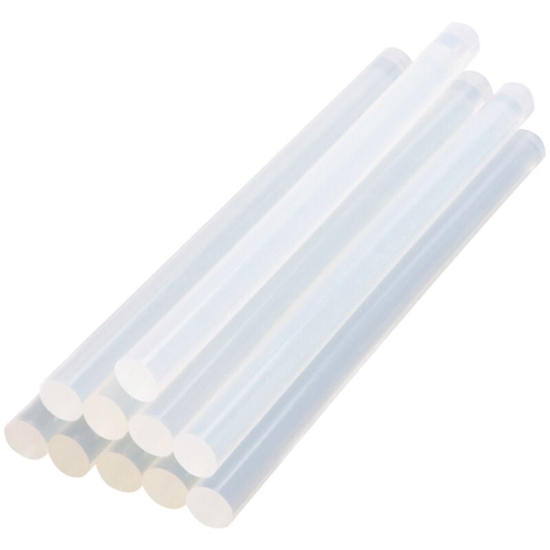 Hengda - 110 pièces bâtons de colle chaude 11 x 200 mm ronds sans solvant transparent à séchage rapide pour les pistolets