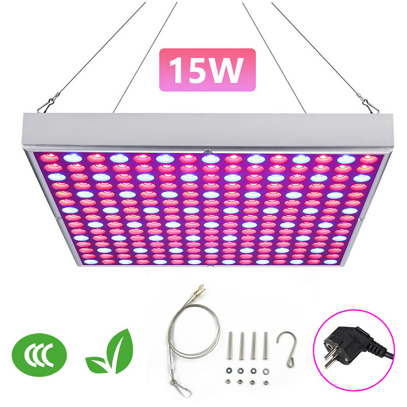 Hengda - 15W Lampe Led Horticole Full Spectrum Croissance Floraison Grow light Lampe Horticole led horticole lampe led horticole Panneau Led Culture