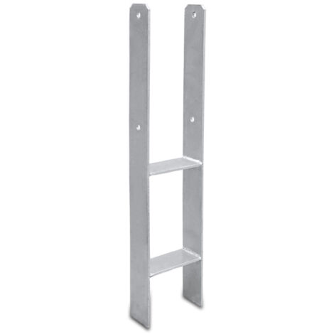 Hengda 1X H-Anchor Post Support Carport Post Anchor zincato a caldo durevole 121MM