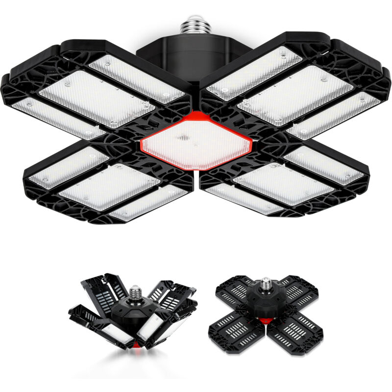 Image of Swanew 200W led illuminazione per sala luce per sala luce per officina orientabile a 360° luce per garage luce per sala espositiva
