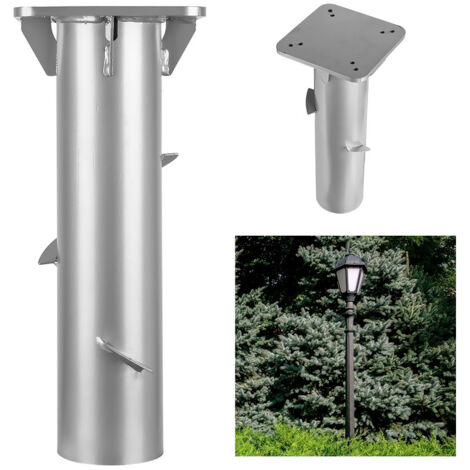 Hengda 2x Base per ombrellone da 16 cm Piastra di base universale Stabilità dell'ombrellone in metallo