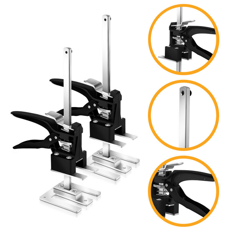 Image of Hengda - 2x Martinetto manuale Strumento di sollevamento Strumento di serraggio Dispositivo di sollevamento per armadi fino a 240Kg