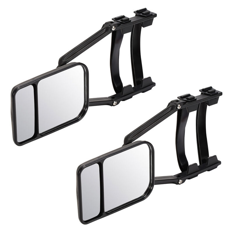 Image of 2x Specchio per roulotte Con specchio secondario specchio per roulotte esterno Plastica ruotabile - Hengda