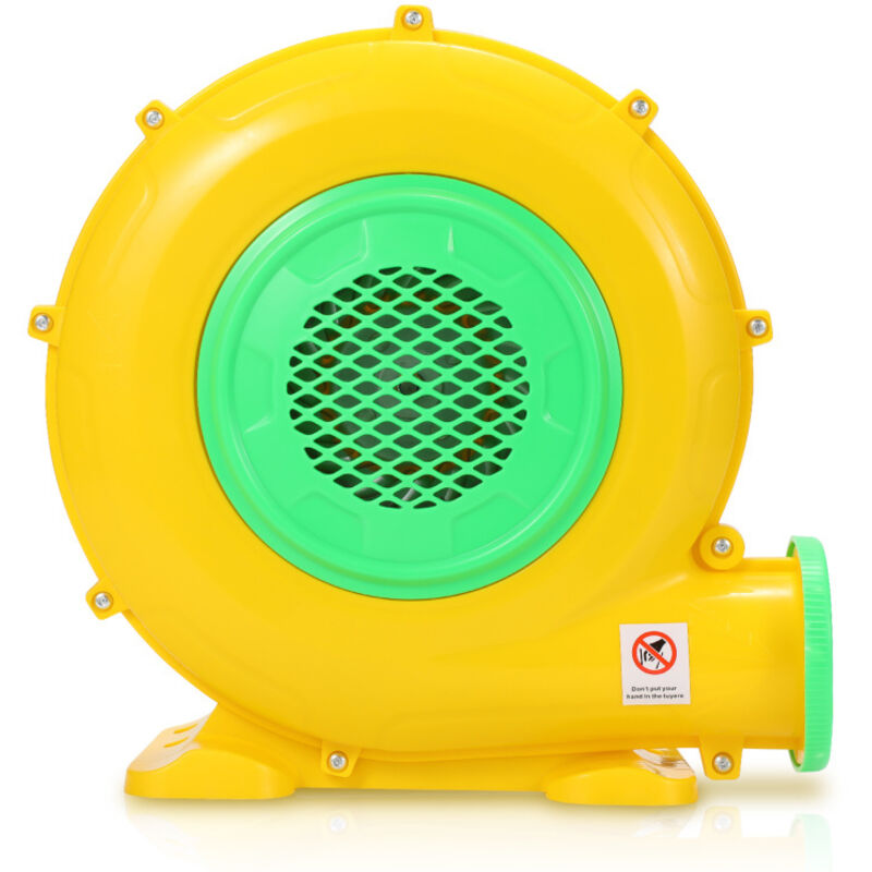 Einfeben 370W Pompe Électrique Gonflable de Ventilateur pour Châteaux Pompe à Air Gonflables Souffleur d'air Jaune