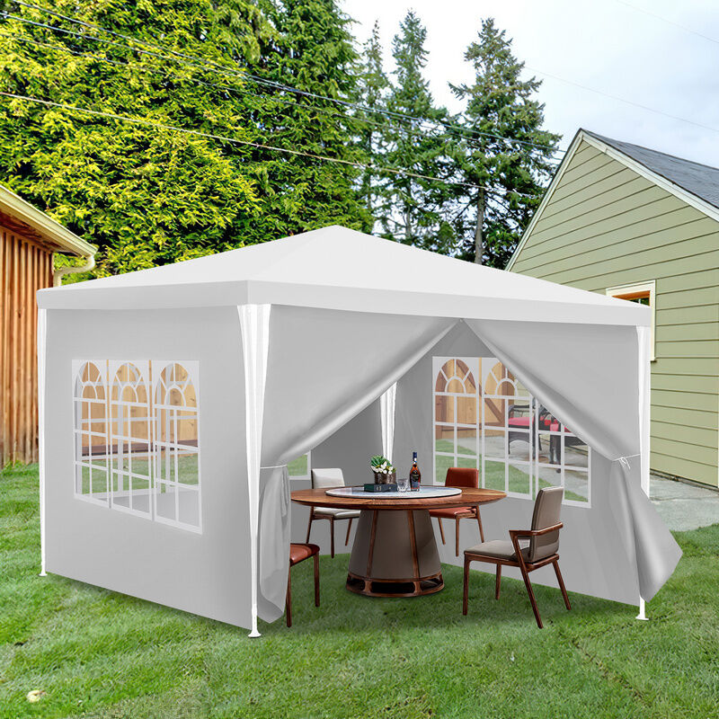Hengda - Pavillon Pavillons & Tentes de réception Facile à démonter Mariage Tente de réception Durable Tente de réception 3x3m - Blanc