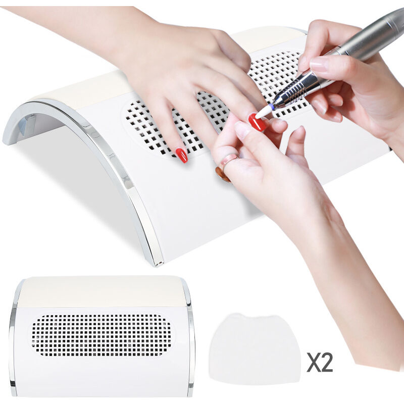 40W Aspirateur De Table Pour Manucure Professionnel - Nail Aspiration De Poussière Collector - Hengda