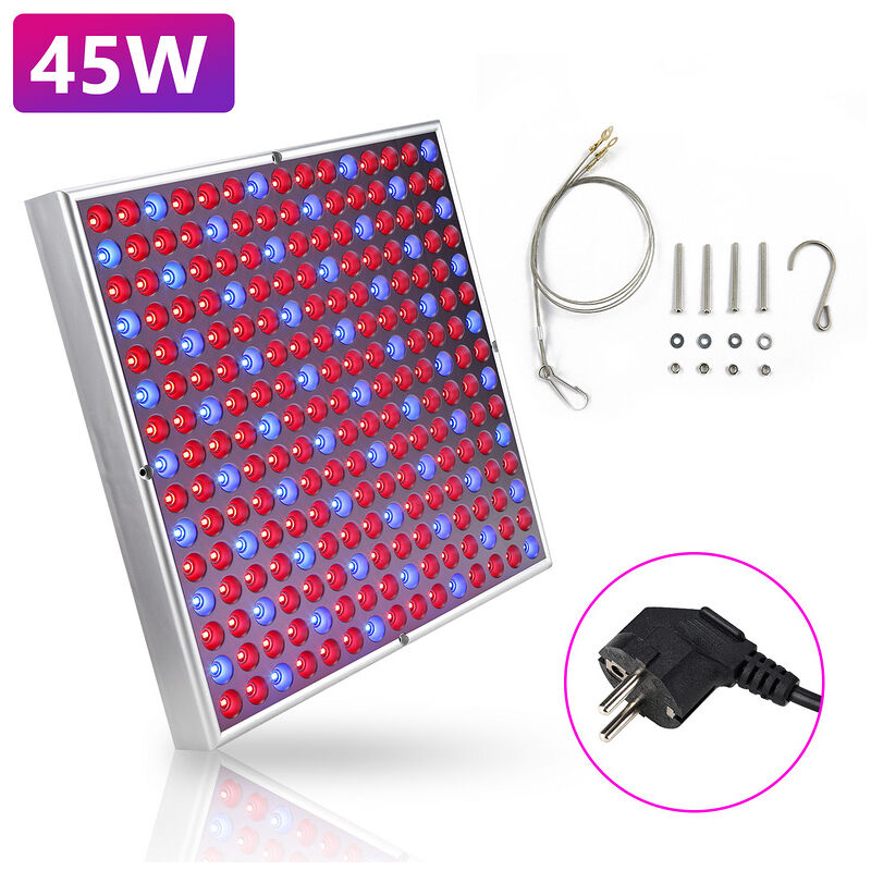 Hengda - 45W Lampe Horticole led de Croissance Floraison led Grow Light pour led Culture Indoor Plante Hydroponique éclairage Germination