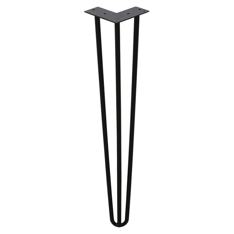 Image of 4x Gambe da tavolo Hairpin Legs diy Steel Table Legs Table Glides Gambe da tavolo intercambiabili 3 montanti-35cm - Hengda