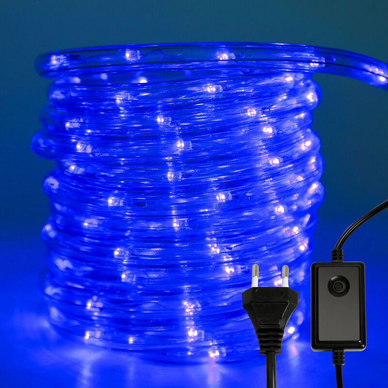 Hengda - Tube lumineux led Extérieur/Intérieur Éclairage Tube lumineux Chaîne lumineuse 10M Bleu