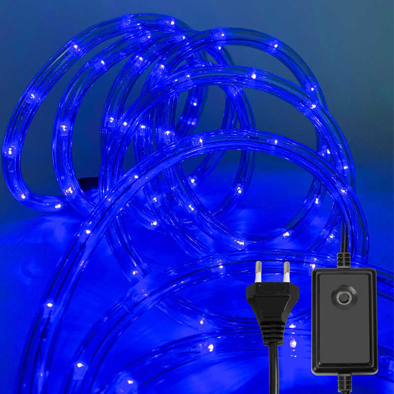 Hengda - einfeben Tube lumineux led Chaîne lumineuse Extérieur/Intérieur Noël 30M Bleu