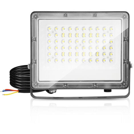 HENGDA 50W LED Strahler LED Fluter Außenstrahler IP65 Wasserdicht Arbeitsbeleuchtung Kaltweiß