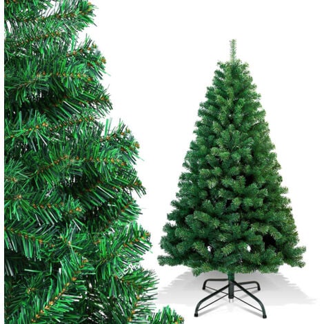 HENGDA 5ft Artificial Christmas Tree with Foldable Stand Holiday Decorative Tree, White