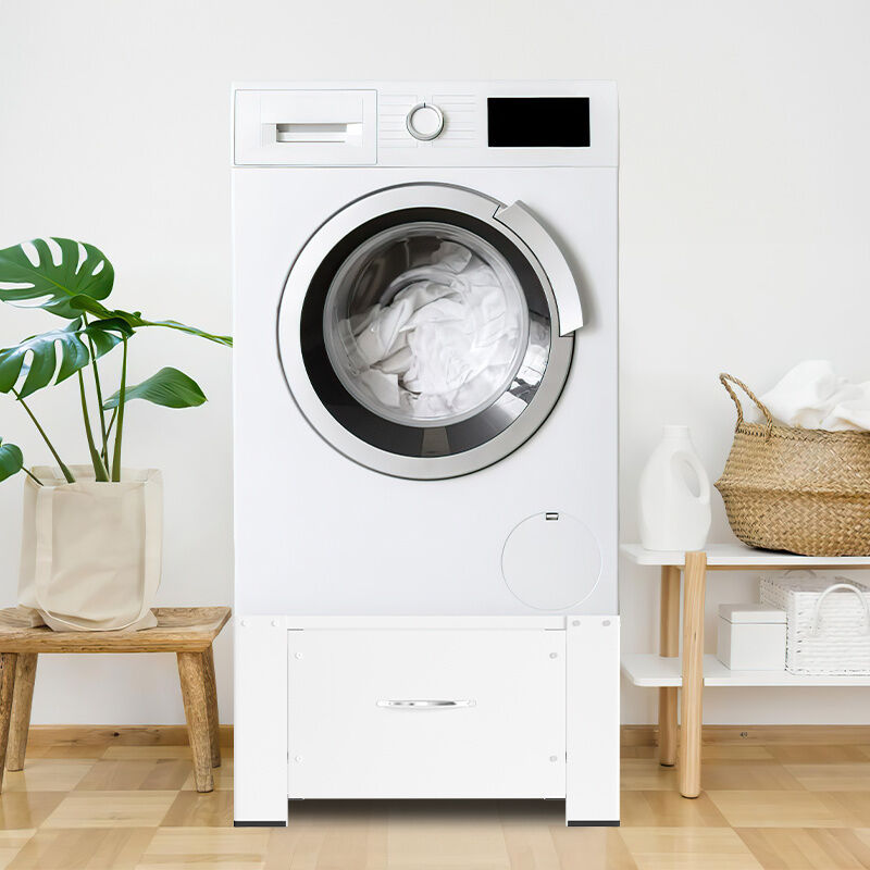 Hengda - 62.5x54.5x32.5cm Socle de machine à laver Socle pour machine à laver avec tiroir.jusqu'à 150 kg