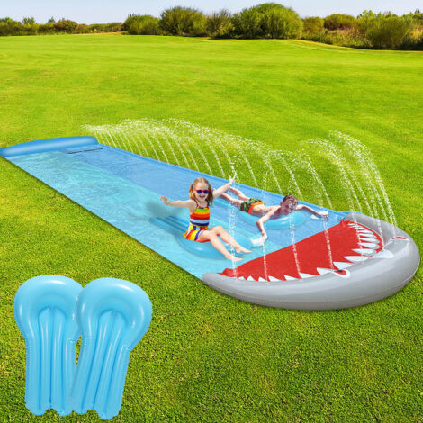 Hengda Acquascivolo Acquascivolo Giocattolo Giochi Prato estivo in PVC 5.5 x 1.45 m