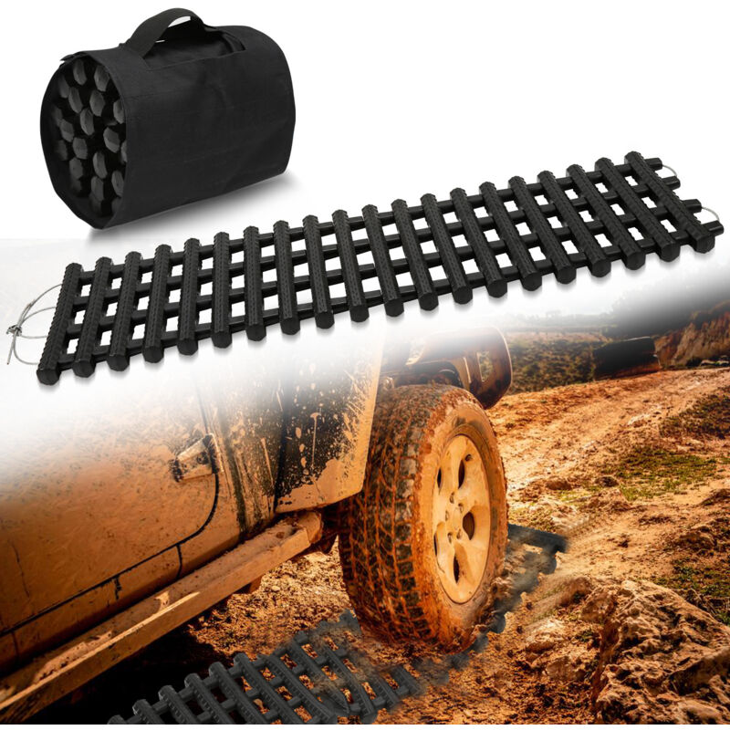 Aide au démarrage 1x voiture camion voiture rampe aide à la traction neige glace tapis de traction - Hengda