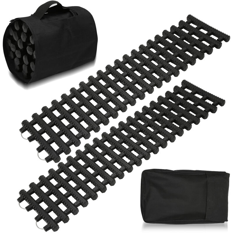 Hengda - Aide au démarrage Tapis antidérapants Voiture Hiver Grip Traction Boards Neige Nylon fort Traces de récupération