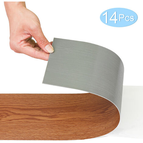 ML-Design Suelo de Vinilo PVC Instalación Mediante Sistema de Click Lamas  Vinílicas de Aspecto Madera Acacia Marrón 122cm x 18cm x 4,2mm, Grosor  4,2mm 6,16m²/28 Planchas Antideslizantes e Impermeables