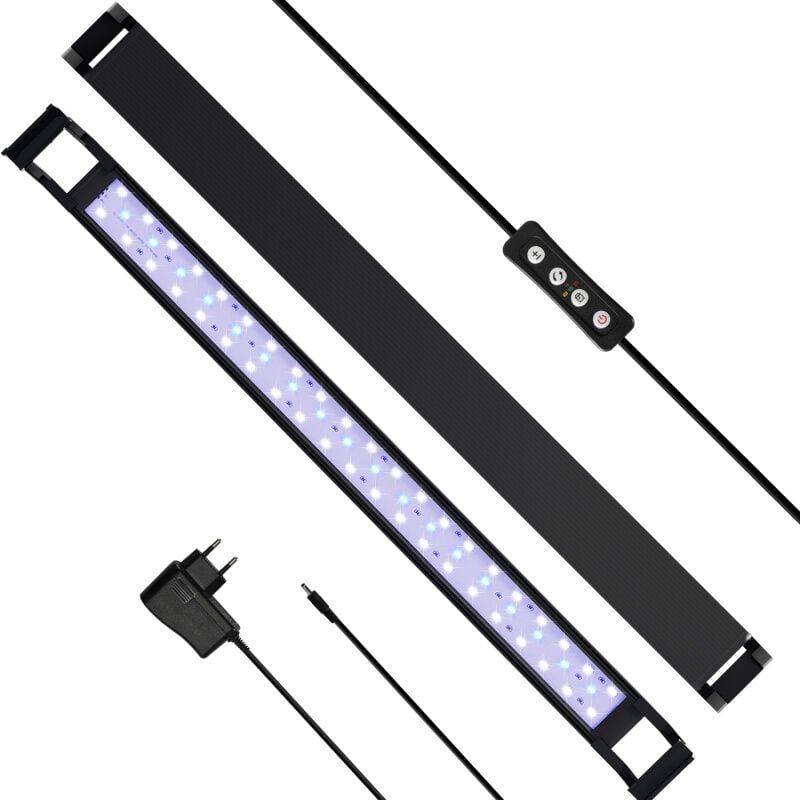 Hengda - einfeben led Lampe Éclairage pour Poisson Plantes, Lumière Blanc Rouge Bleu de Rampe Aquarium, Economiser energie,20W,72-75cm