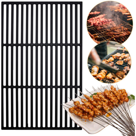 Hengda Barbecue a gas 60x40cm griglia in ghisa smaltata quadrata