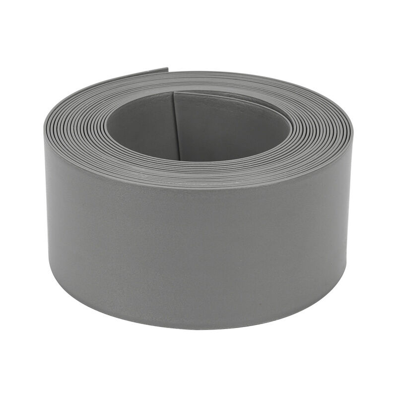 Bordure de jardin en pe Bordurette de jardin flexible Bordure de pelouse 2mm pavé gris 1000x14x0.2cm - Hengda