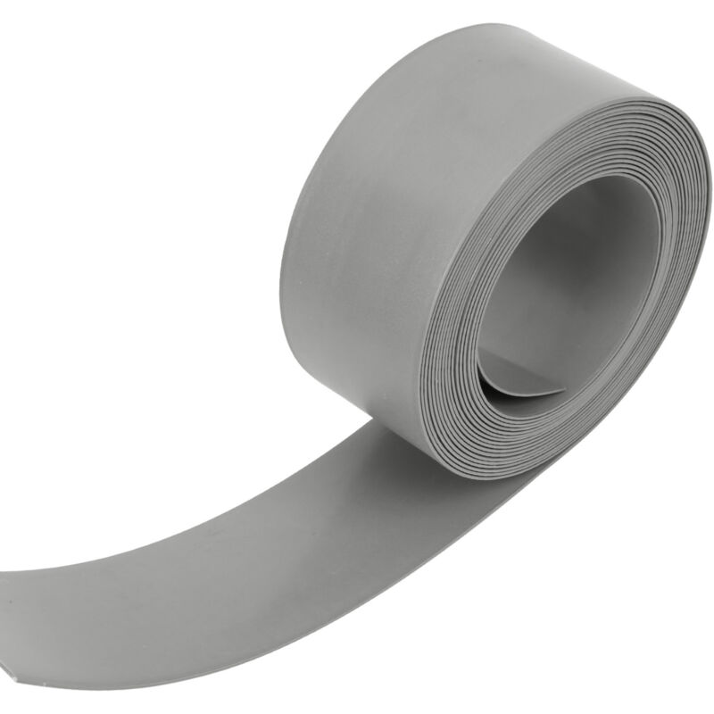 Hengda - einfeben Bordure de pelouse Bordure de lit en plastique dur Bordure de pelouse Bordure de tonte Jardinage 10 m 12.5 cm gris