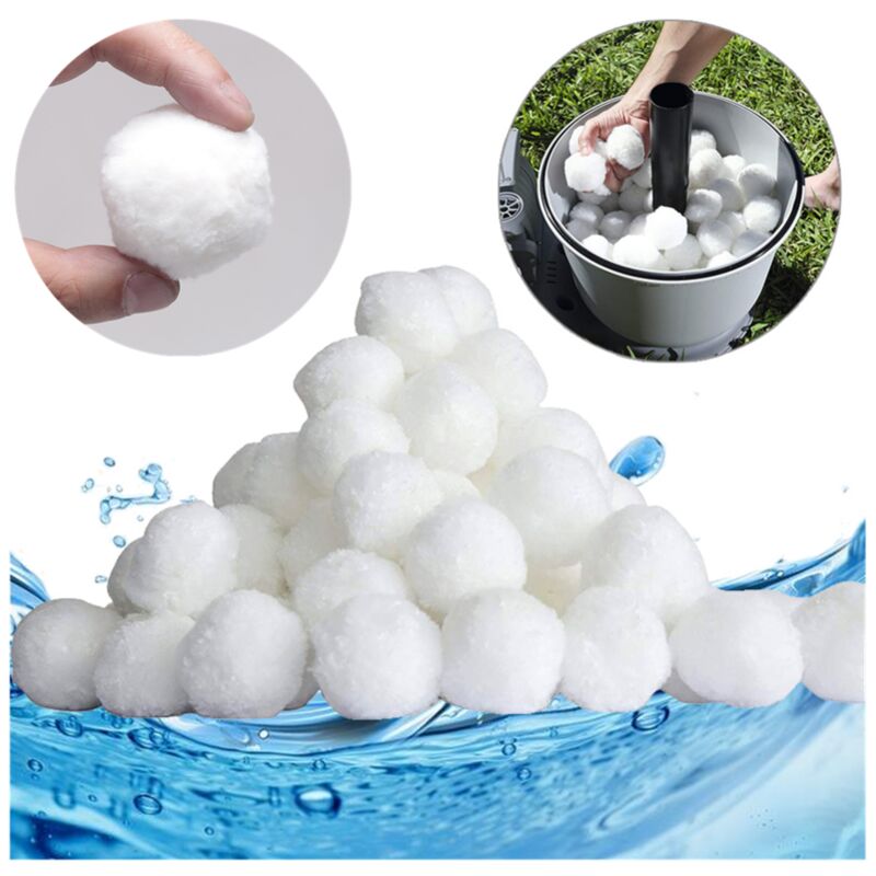 Boules de filtre à sable pour piscine 700g remplacer 25 kg de sable filtrant - Hengda