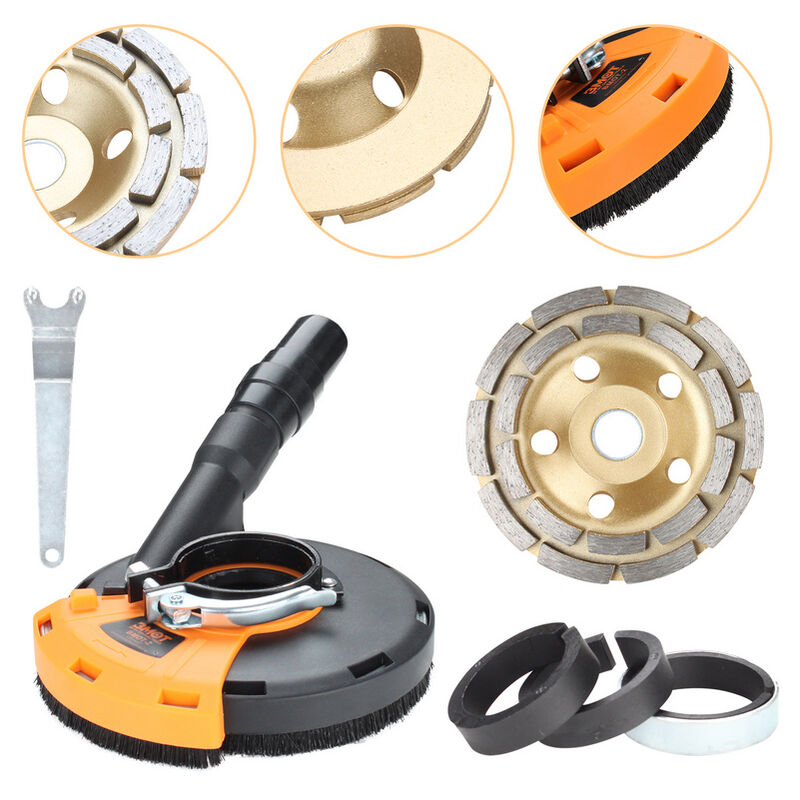 Hengda - Capot d aspiration pour meuleuse d angle 125mm/5inch Capot d'aspiration pour un ponçage sans poussière