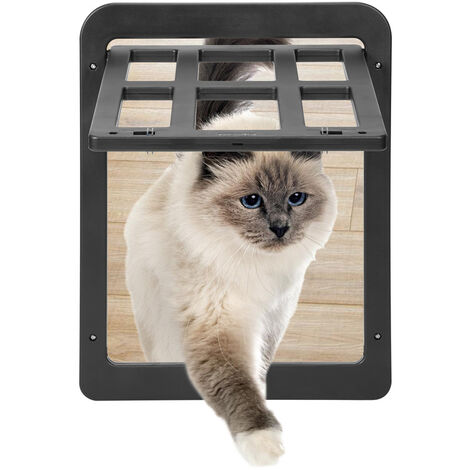 Puerta mosquitera Petsafe para perros y gatos, color gris