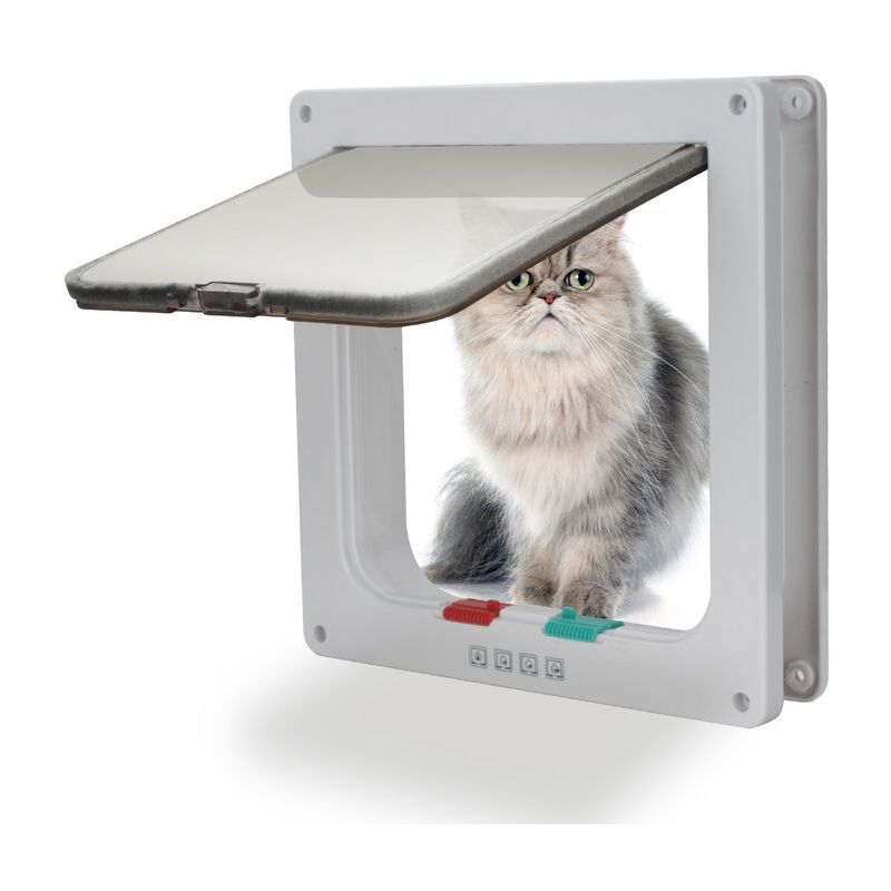 Chatière PetSafe Système de contrôle d'entrée à 4 voies Chatière pour chien - Hengda