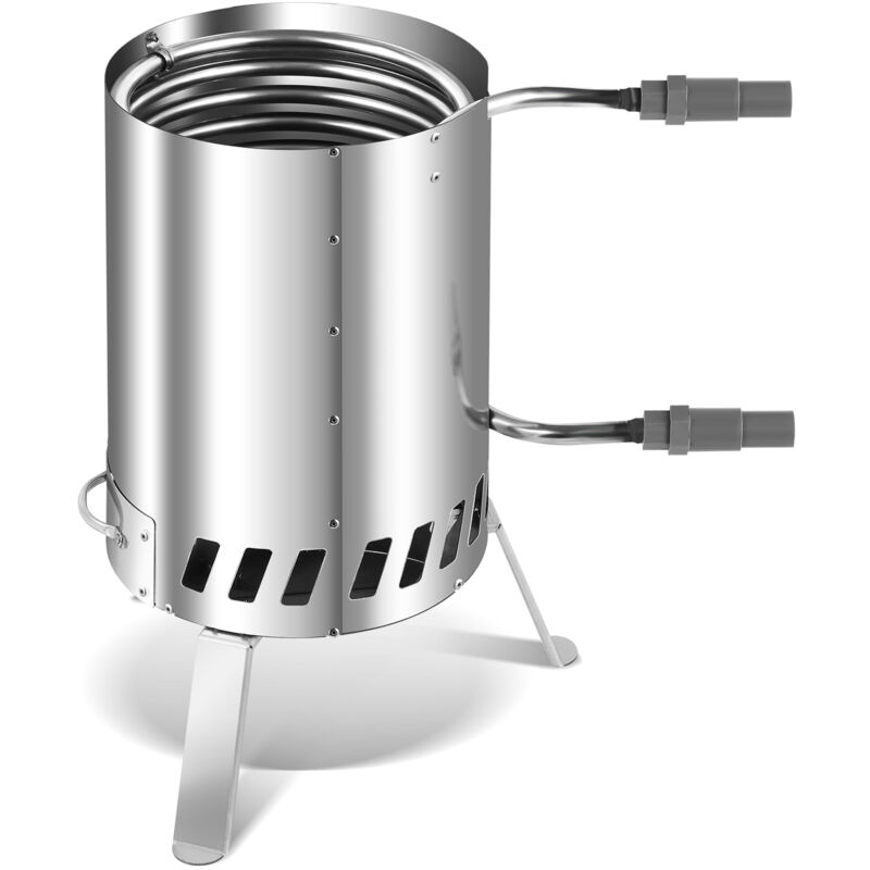 Chauffage de piscine Chauffage de piscine Raccord avec tapis de feu Pool Tonneau de feu 30x60cm - Hengda