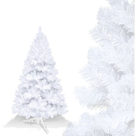 Hengda Christmas Tree Artificial Xmas Tree Festive Decoration Pine Metal Stand 4ft White