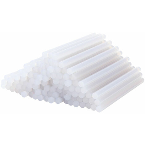Hengda Colle thermofusible 11 x 200 mm Bâtons adhésifs chauds ronds Pistolet thermofusible Solvant 55 pièces de
