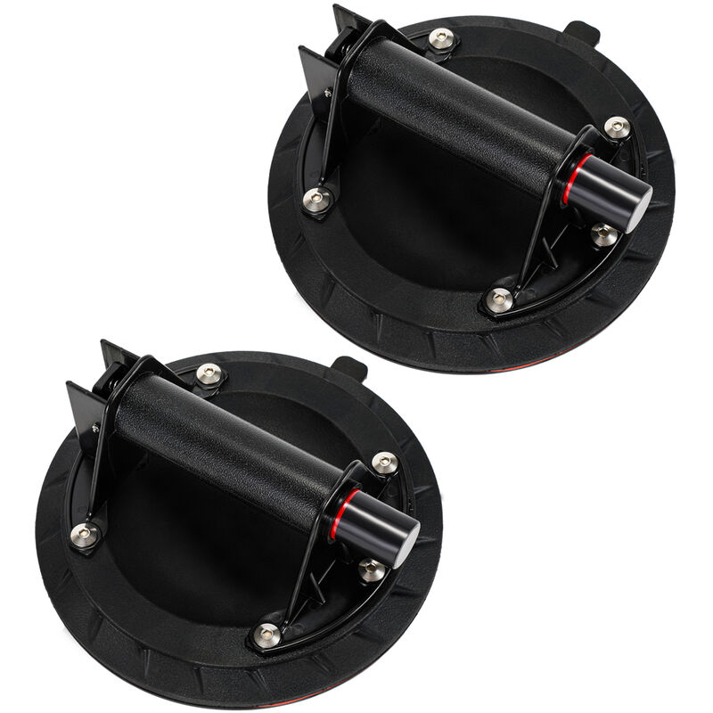 Ventouse verre ventouse ventouses manipulation d'une main ventouse verre max.120KG.2pce - Hengda