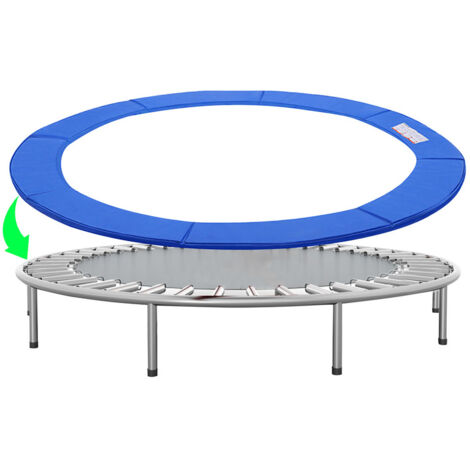 Hengda Cuscino di ricambio per trampolino Copertura per trampolino resistente alle intemperie e ai raggi UV Ripstop Blu 244cm