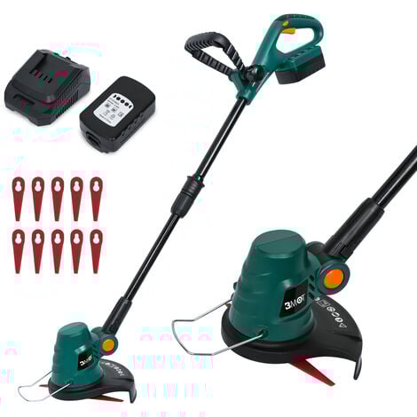 Hengda débroussailleuse Coupe-herbe à batterie ComfortCut Li-18/23R avec batterie 20V 2,0 Ah et chargeur