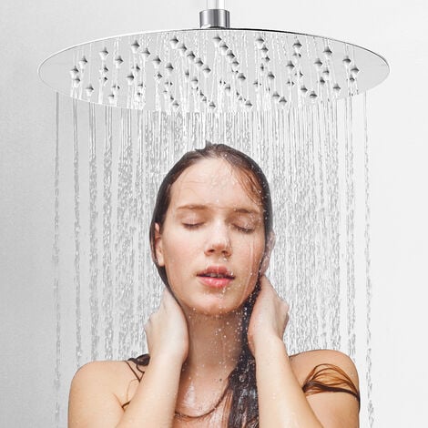 Hengda Douche de tête Douche pluie Pomme de douche Douche inox 25cm