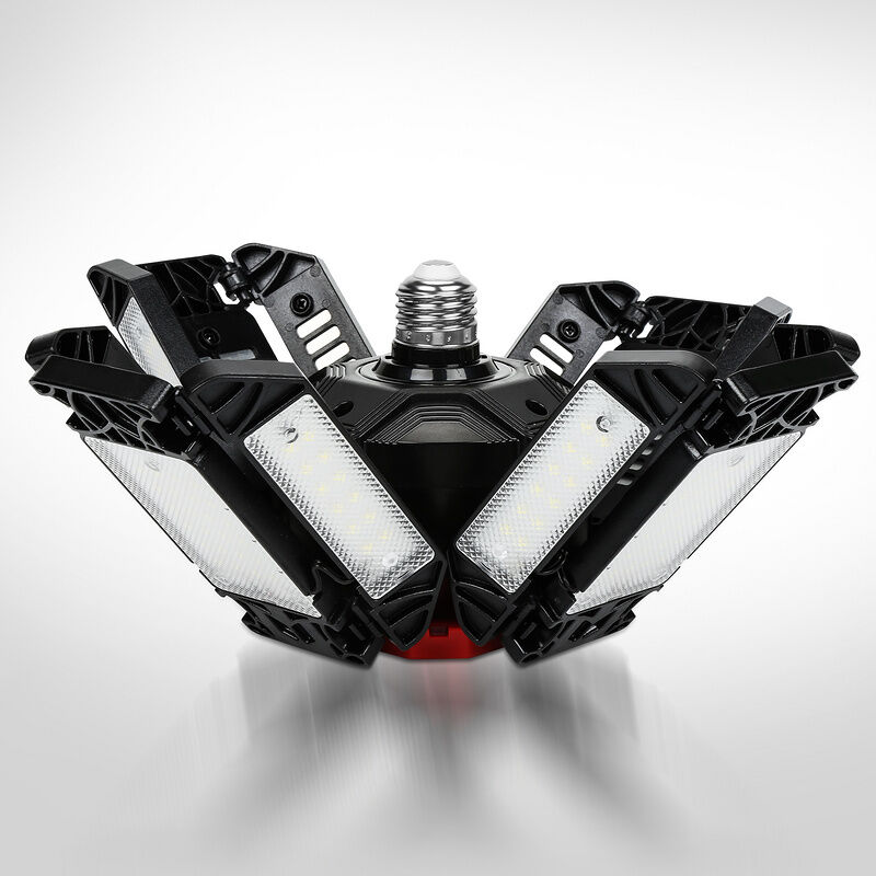 Clairage de Garage à Led 200W 20000lm Lampe de Garage Déformables Plafonniers de Garage E26/27 Lampe de Magasin pour Atelier - Hengda