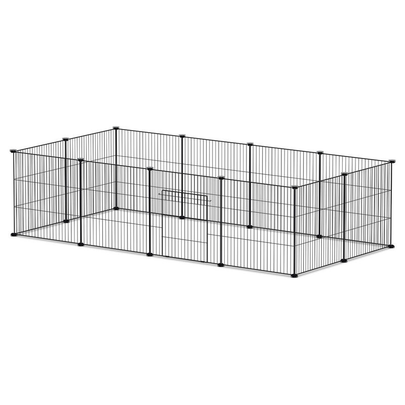 Hengda Enclos extérieur Parc pour lapins DIY Parc pour lapins Parc pour chiots 12pcs 35x35cm