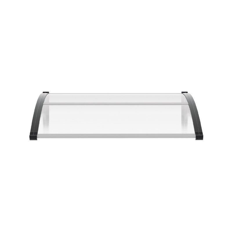 100 x 120 cm Auvent pour porte Auvent de porte entrée marquise de terrasse - Hengda