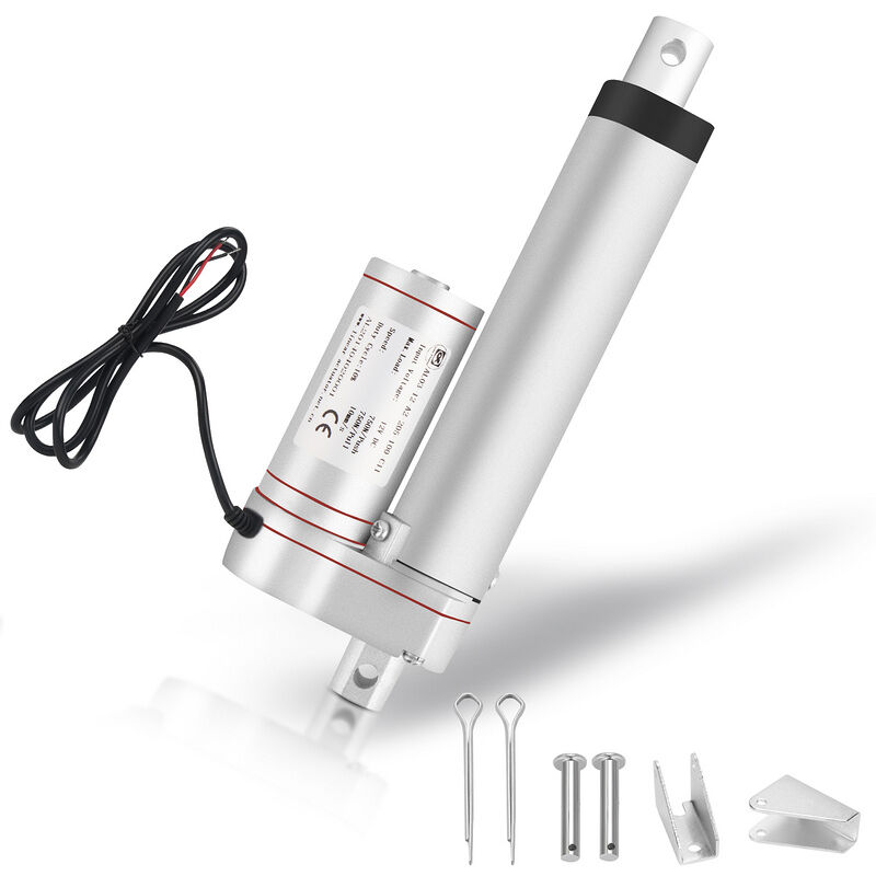 Entraînement linéaire réglage du moteur linéaire entraînement ouvre-porte moteur actionneur linéaire DC12V 5.7mm/s 1500N 250mm - Hengda