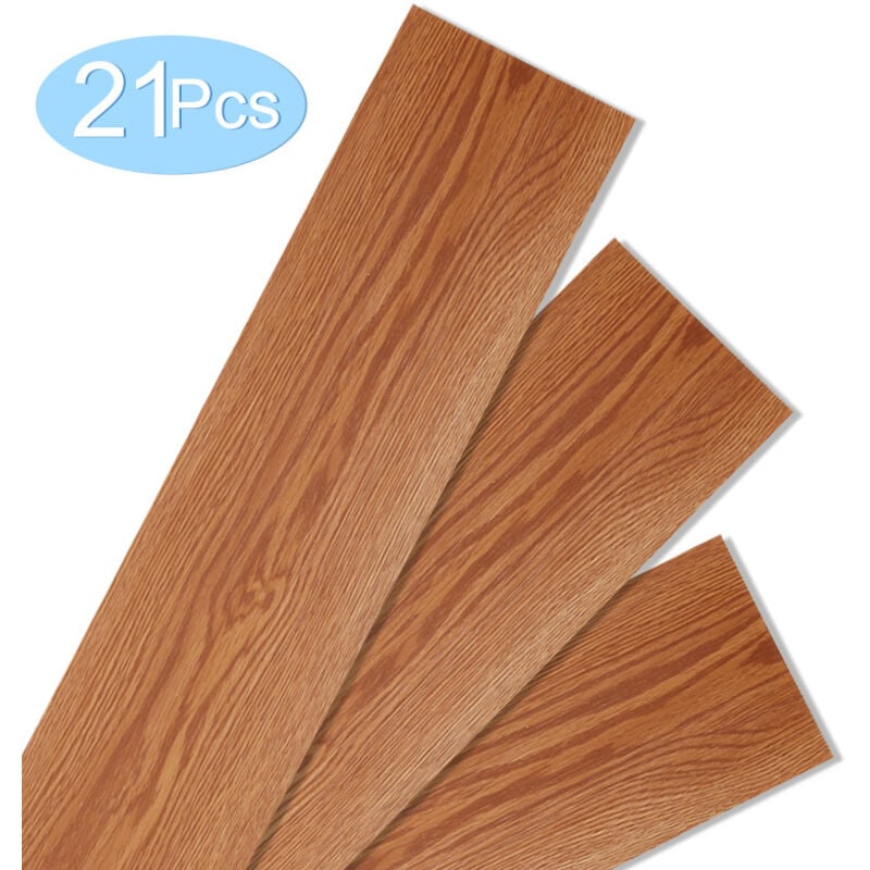 Einfeben env.3m² sol vinyle Chêne Classic Warm Oak autocollant vinyle stratifié