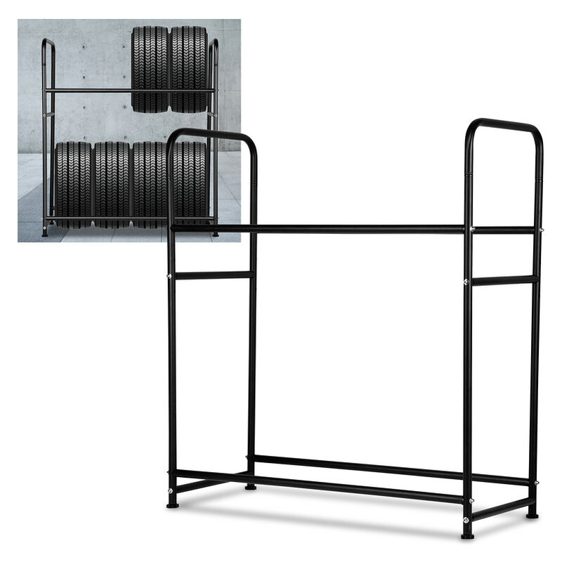 Tagères rangement stockage - Rayonnage - charges lourdes - garage outils pneus 180kg max - Hengda