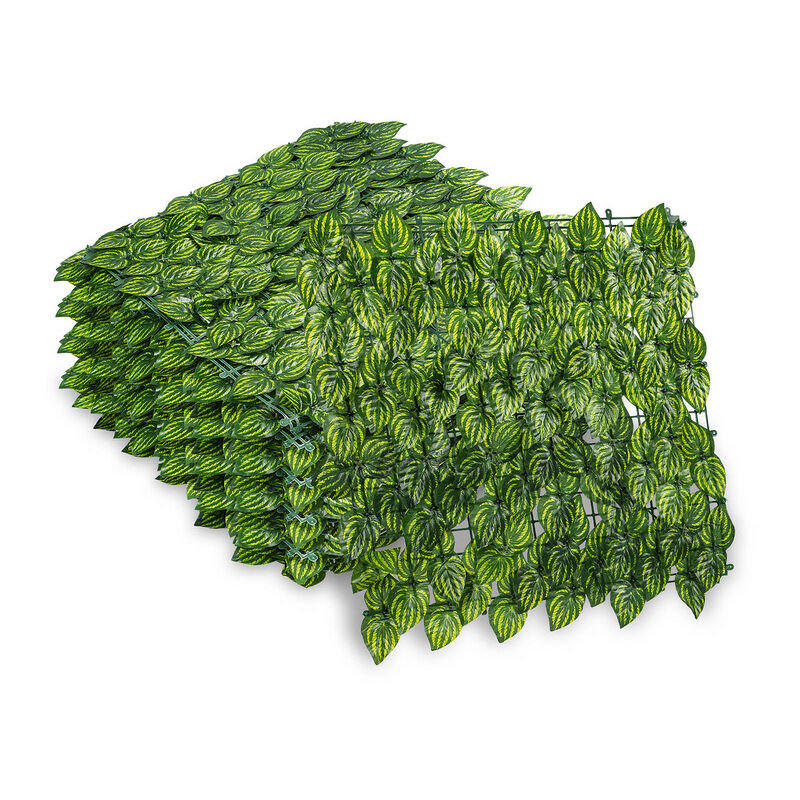 Feuille artificielle jardin clôture de confidentialité 1x3m fausse haie plante mur intérieur extérieur lierre balcon clôture décoration.Feuilles de
